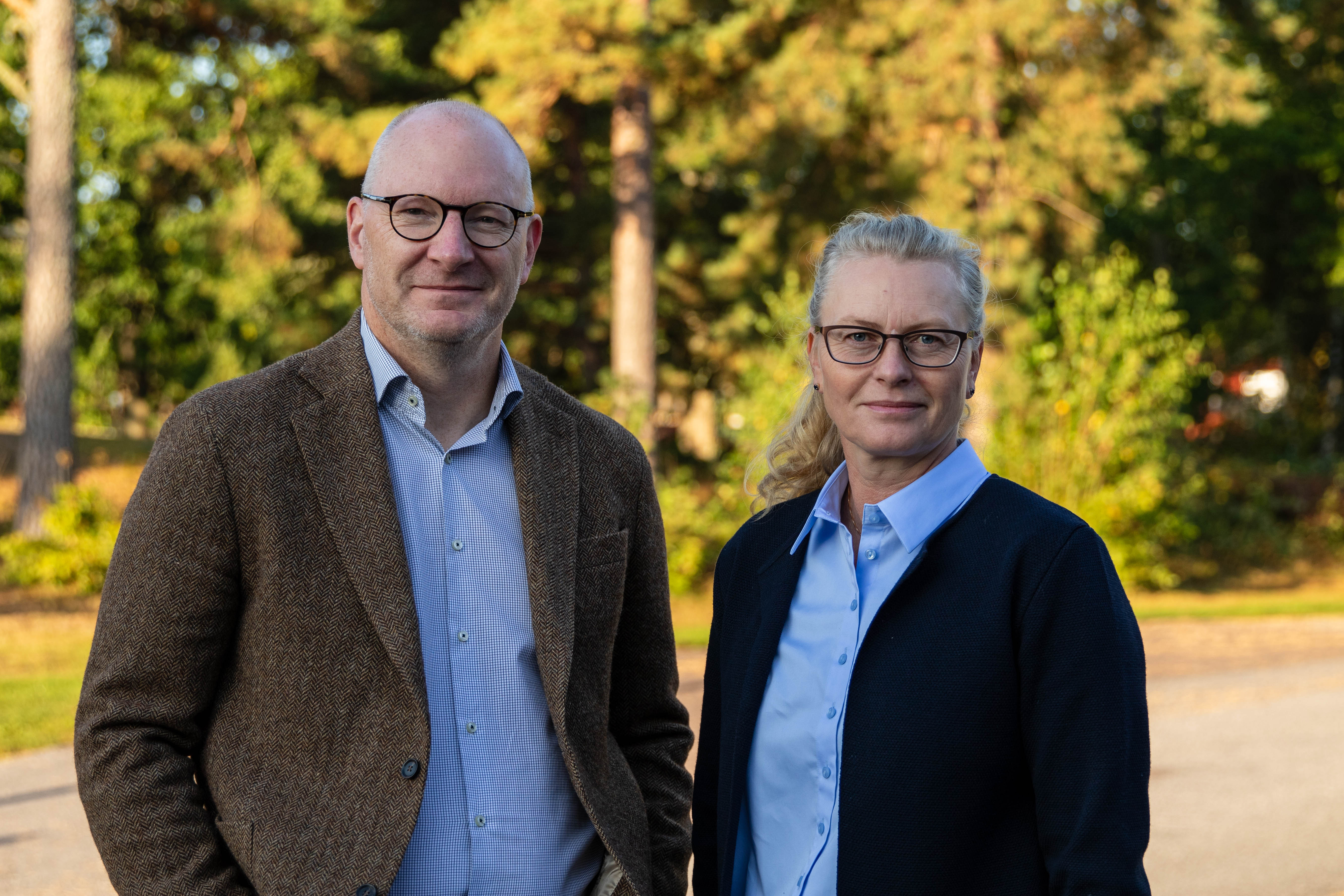 Björn Nordensten och Andrea Brändström.