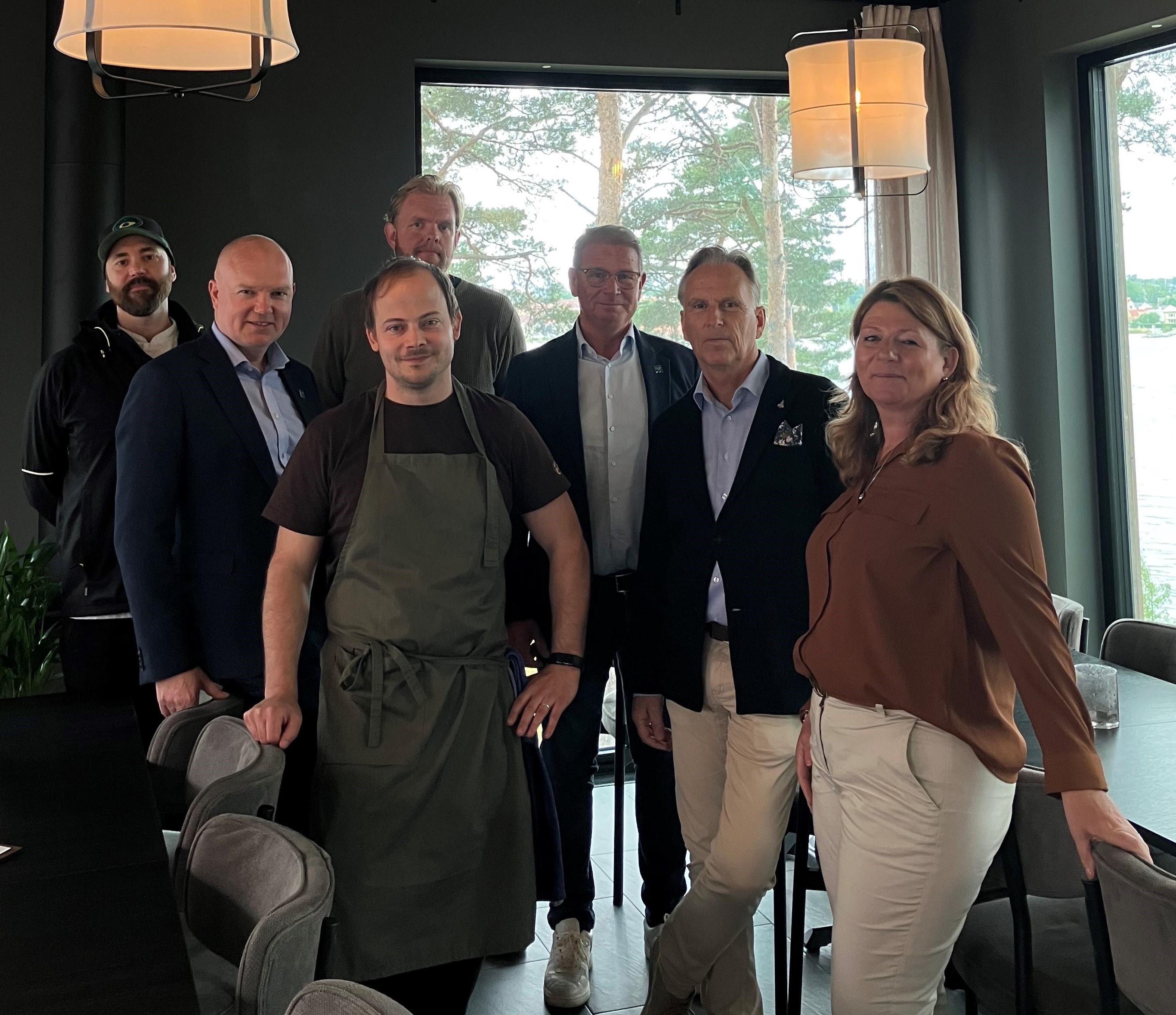 Företagsbesök på restaurang Brasserie AVA.