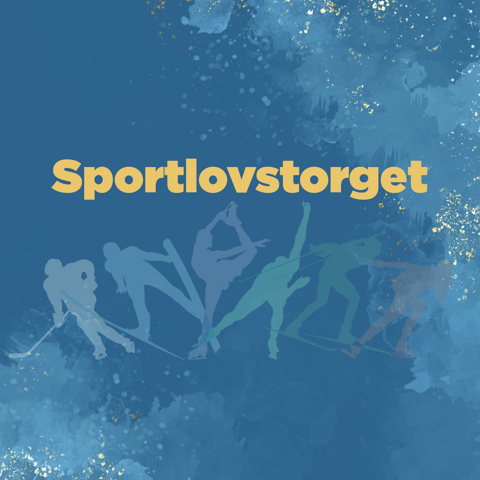 Grafisk bild med texten Sportlovstorget
