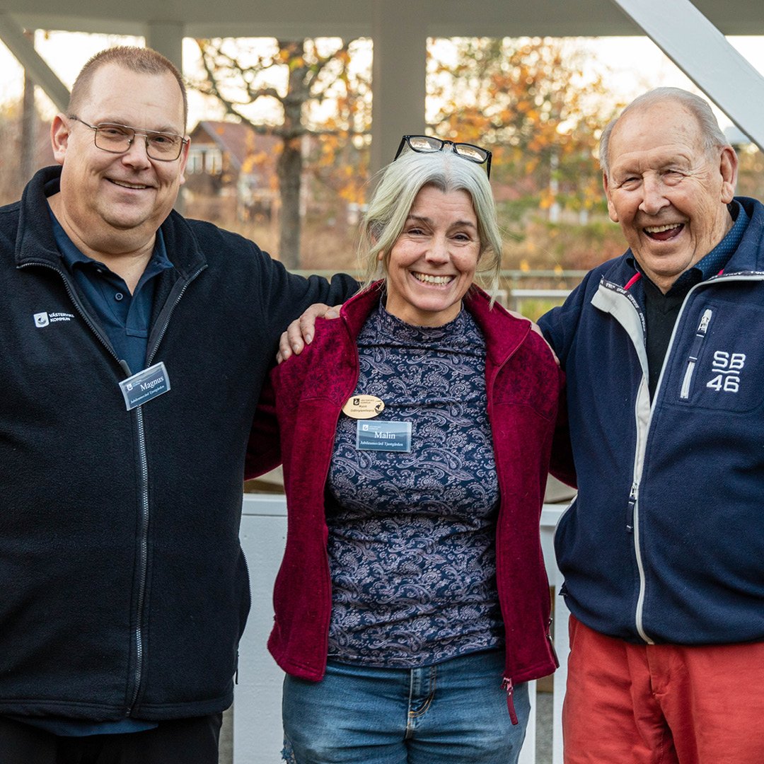 Magnus, Malin och Sune.