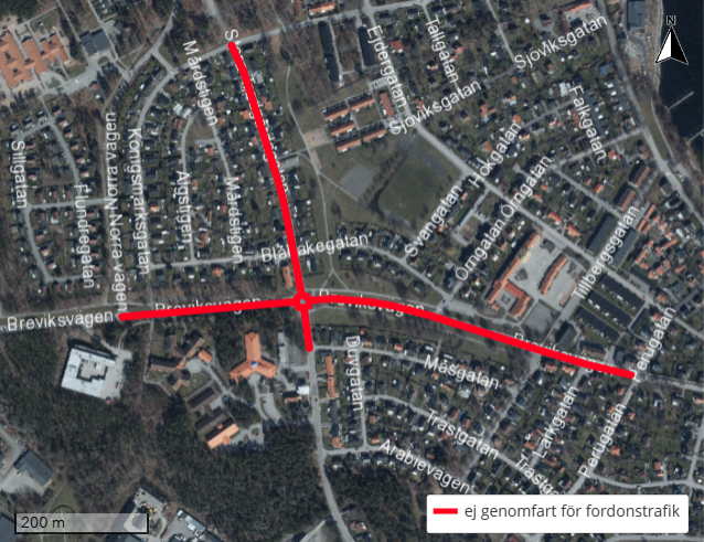 Avstängning Stora Trädgårdsgatan