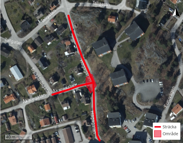 Hagagatan och Åkaregatan TA-plan