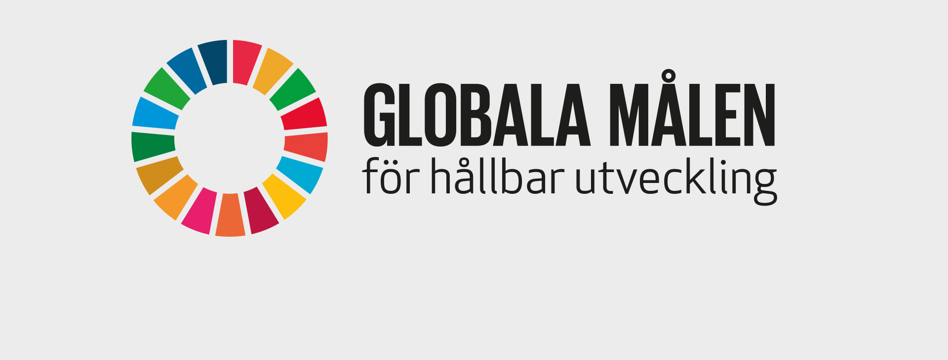 Logotypen för de globala målen för hållbar utveckling.