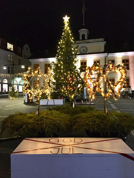 Julbelysning Stora Torget