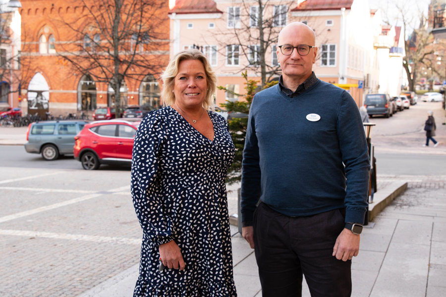 Camilla Janbring och Göran Persson