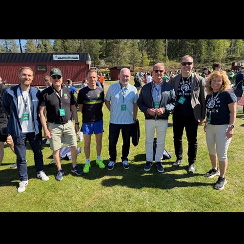 Gruppbild på representanter från 10mila.