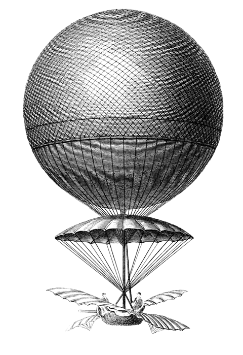 Teckning av ballong