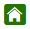 Symbol med vitt hus på en grön platta