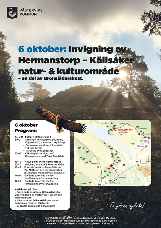 affisch invigning Hermanstorp Källsåker