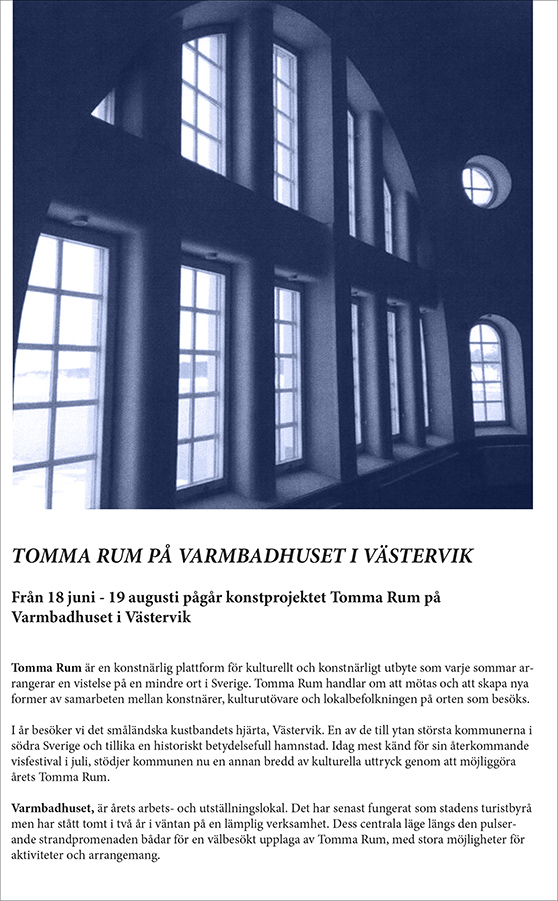 bild av framsida på Tomma Rums pressmeddelande