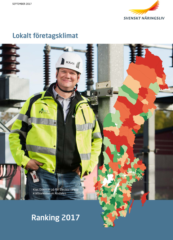 framsida rankningsdokument Lokalt företagsklimat Svenskt Näringsliv 2017