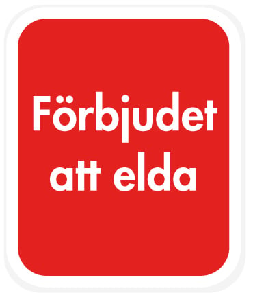 bild med text Förbud mot eldning borttaget i Västerviks kommun